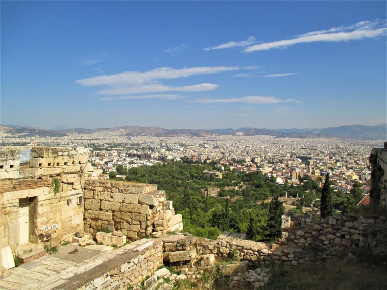 Athens and ruins